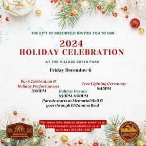 Greenfield Holiday Celebration Eng