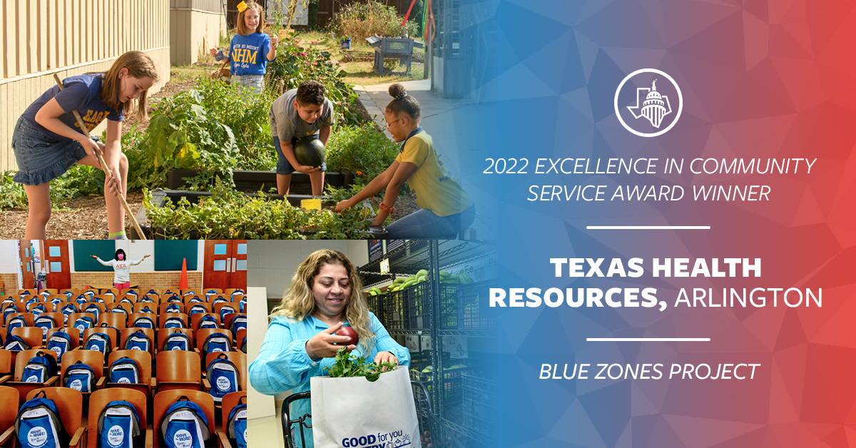 Texas Hospital Association Award Recognizes Blue Zones Project